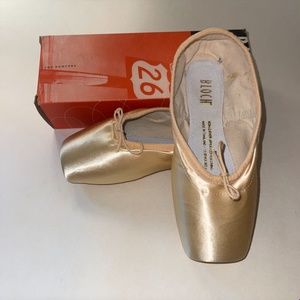 Bloch Synergy Pointe Dance Shoes Size 6.5 3Y YYY 3/4 Pink S0100L EPK Ballet
